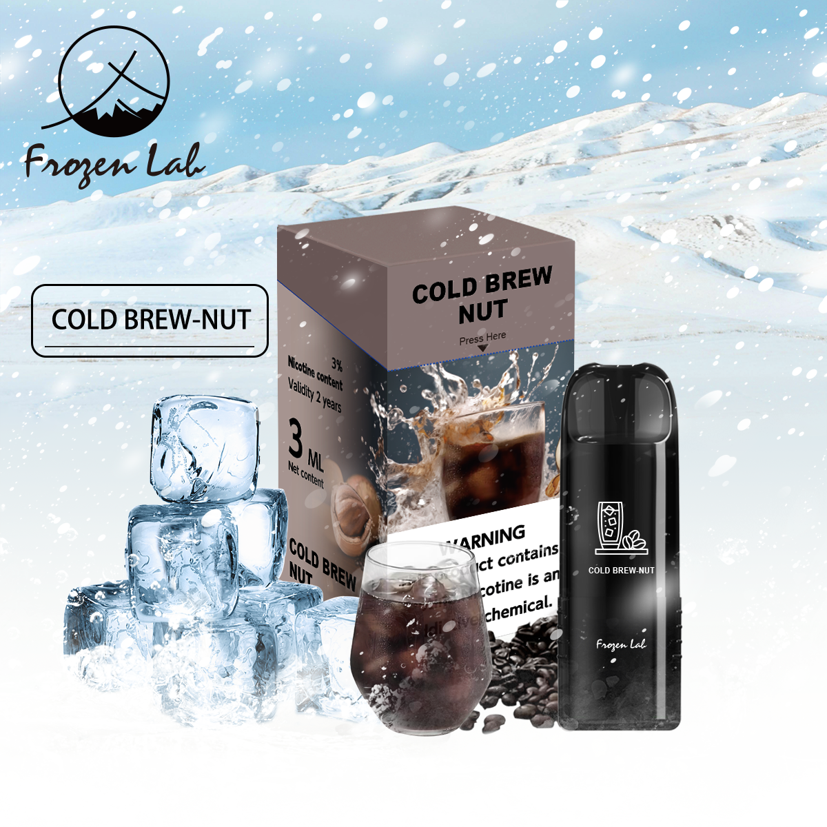 Frozen Lab COLD BREW-NUT 3ml