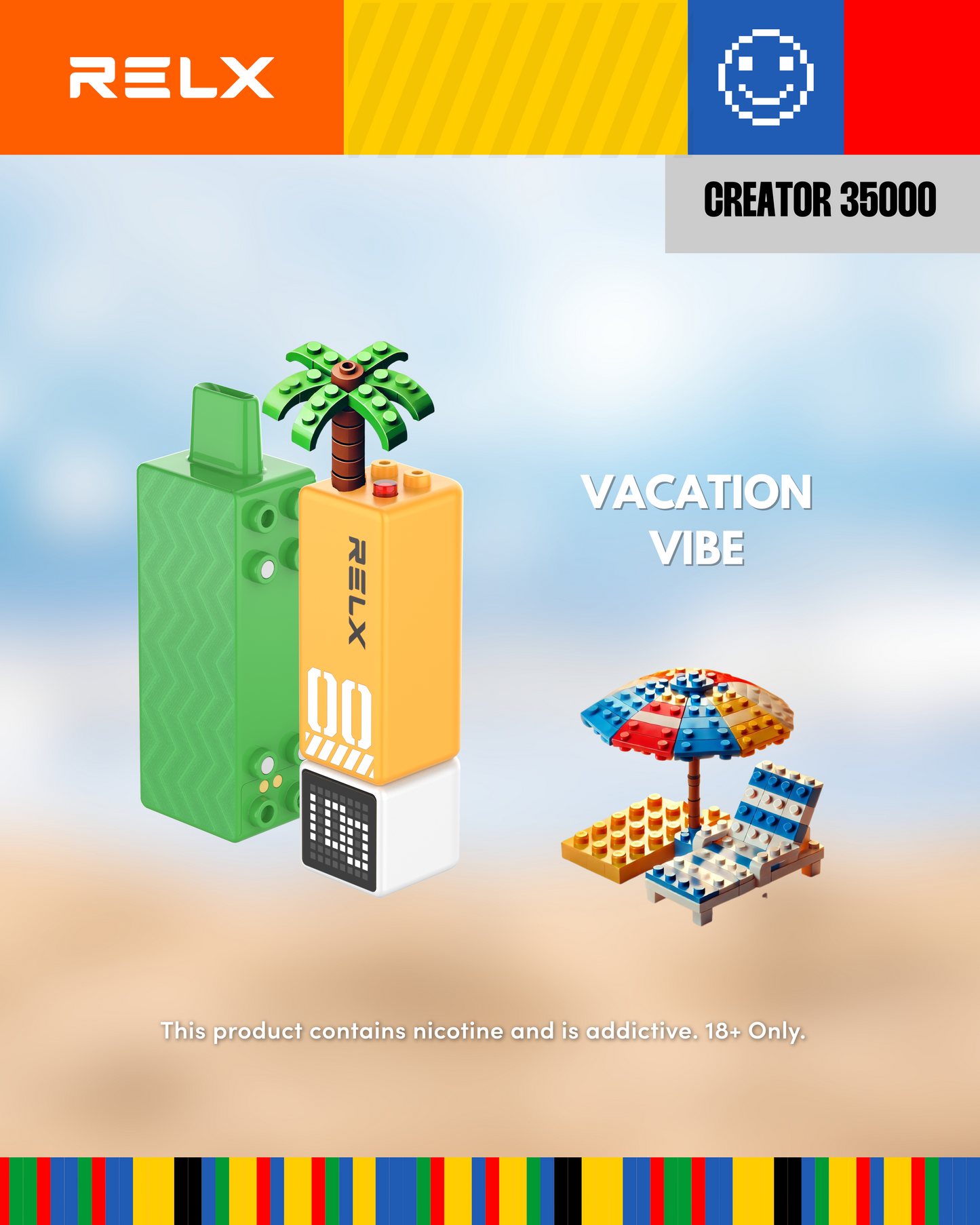 RELX LEGO Blocks - Beach Vacation