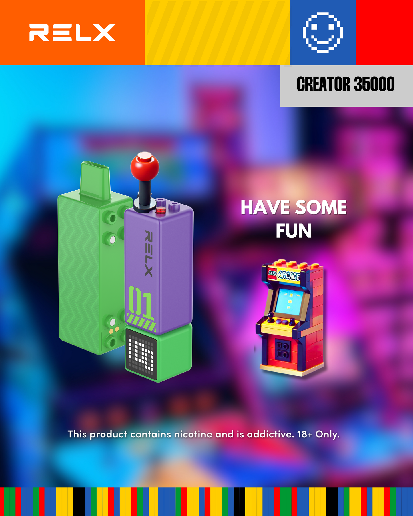 RELX LEGO Blocks - Arcade Machine
