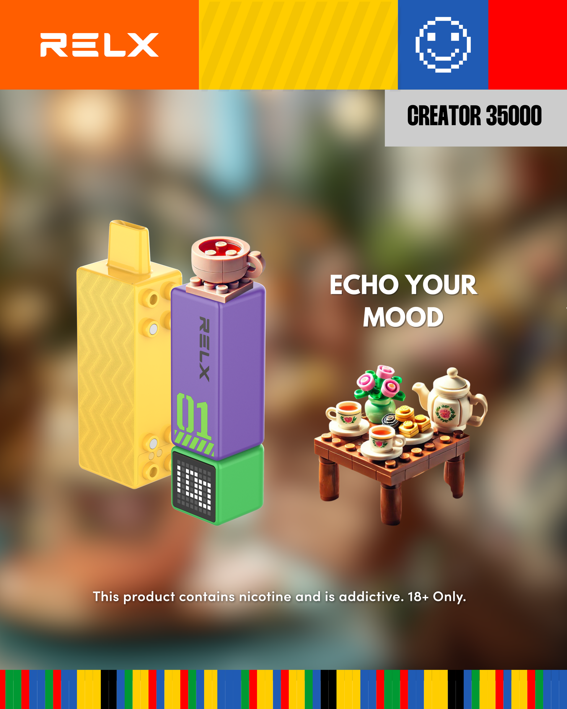 RELX LEGO Blocks - Afternoon Tea My Store RELX LEGO Blocks - Afternoon Tea My Store