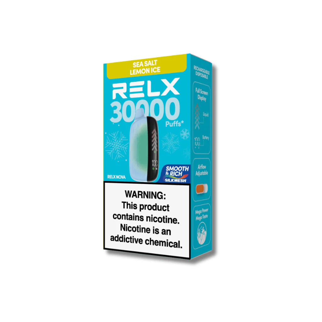 RELX NOVA Disposable Vape 30000 Puffs (3% Nicotine)